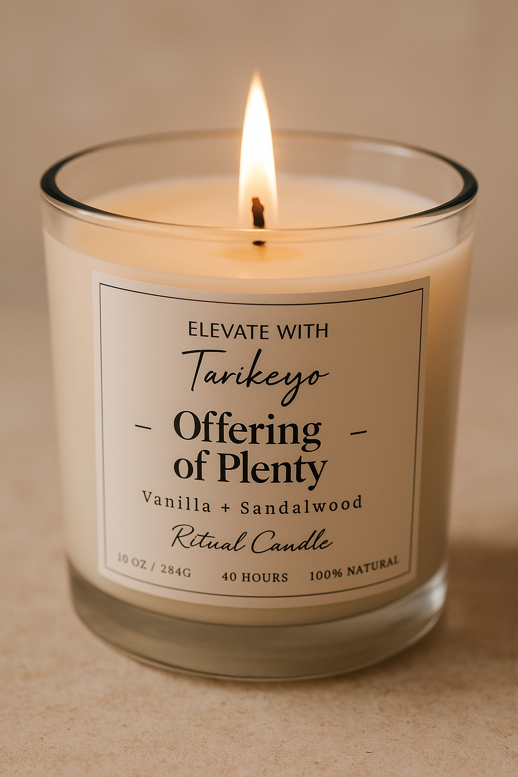 Offering of Plenty | Candle